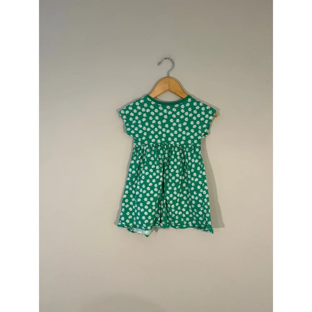 $8 ADD ON Old Navy Dress green daisy  3T Zara H&M Cotton‎ On